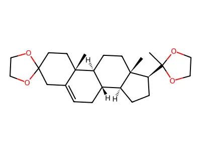 17-acetyl-10,13-dimethyl-1,2,4,7,8,9,11,12,14,15,16,17-dodecahydrocyclopenta[a]phenanthren-3-one structure