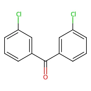3,3'-Dichlorobenzophenone structure
