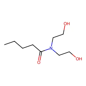 N,N-双(2-羟乙基)戊酰胺 structure