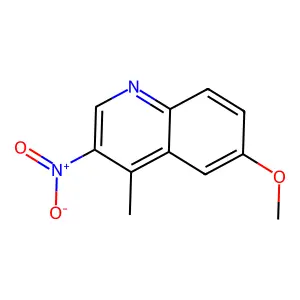 3-Nitro-4-methyl-6-methoxyquinoline structure