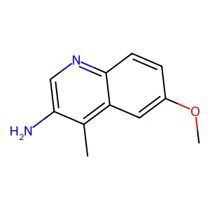 6-Methoxy-4-methyl-3-quinolinamine structure