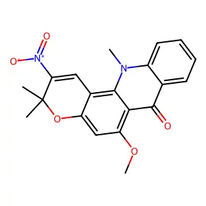 Acronycine, 2-nitro structure