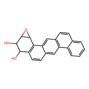 二苯并(a,h)蒽-3,4-二醇-1,2-氧化物 structure