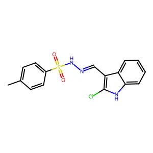 N'-[(2-Chloro-1H-indol-3-yl)methylidene]-4-methylbenzenesulfonohydrazide structure