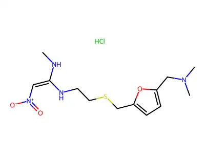 Ranitidine Hydrochloride structure