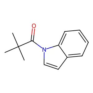 1H-Indole, 1-(2,2-dimethyl-1-oxopropyl)- structure
