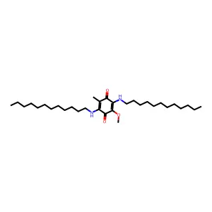 2,5-Bis(dodecylamino)-3-methoxy-6-methylcyclohexa-2,5-diene-1,4-dione structure