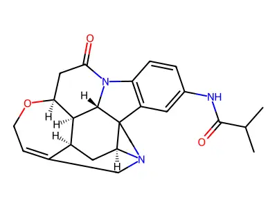 Strychnine, 2-isobutyramido- structure