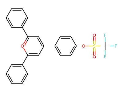 2,4,6-Triphenylpyrylium trifluoromethanesulfonate structure