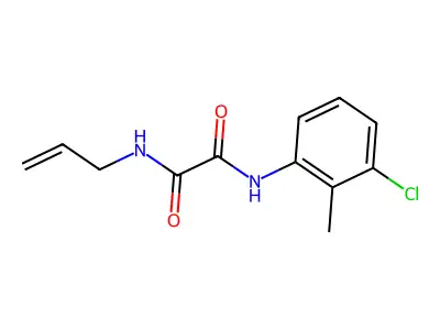 N1-allyl-N2-(3-chloro-2-methylphenyl)oxalamide structure