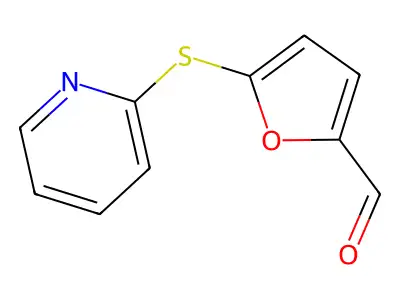 5-(2-Pyridinylsulfanyl)-2-furaldehyde structure