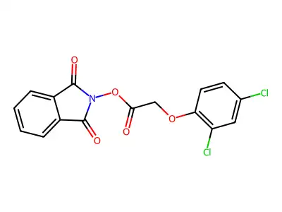 1,3-Dioxoisoindolin-2-yl 2-(2,4-dichlorophenoxy)acetate structure