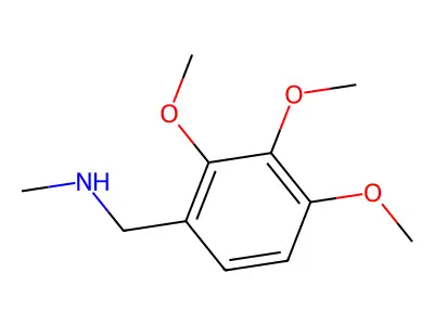 Methyl[(2,3,4-trimethoxyphenyl)methyl]amine structure