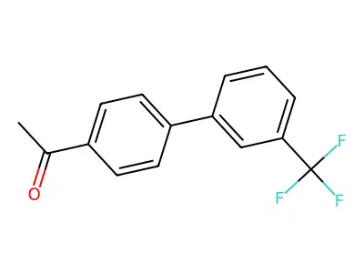 4-Acetyl-3'-(trifluoromethyl)biphenyl structure