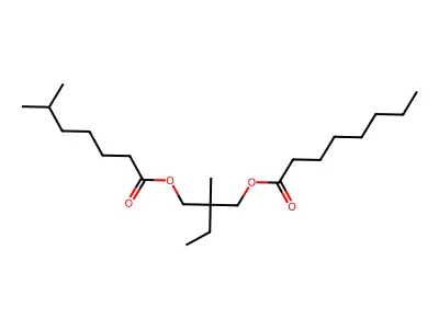 Trimethylolpropane triisooctanoate structure