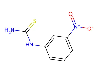 (3-Nitrophenyl)thiourea structure