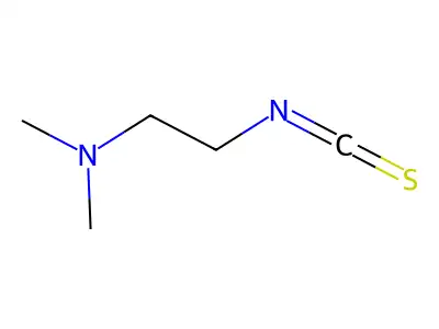 (2-Isothiocyanatoethyl)dimethylamine structure