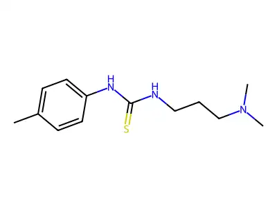 1-[3-(Dimethylamino)propyl]-3-(4-methylphenyl)thiourea structure