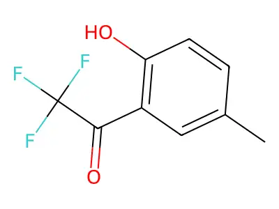 2,2,2-Trifluoro-1-(2-hydroxy-5-methylphenyl)ethan-1-one structure