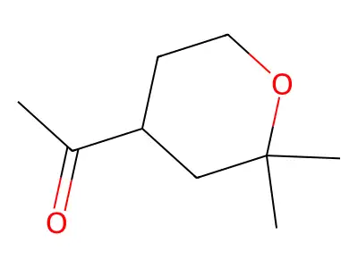 1-(2,2-Dimethyltetrahydro-2H-pyran-4-yl)ethan-1-one structure