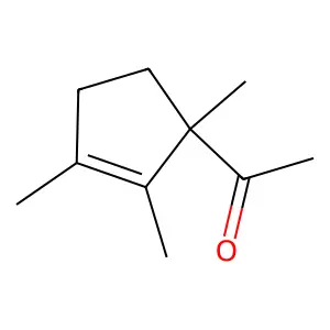 1-(1,2,3-Trimethylcyclopent-2-enyl)ethanone structure