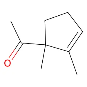 Ethanone, 1-(1,2-dimethyl-2-cyclopenten-1-yl)- structure