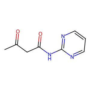 2-Acetoacetamidopyrimidine structure
