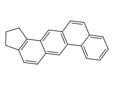 5,6-Cyclopenteno-1,2-benzanthracene structure