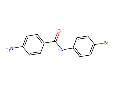 4-amino-N-(4-bromophenyl)benzamide structure