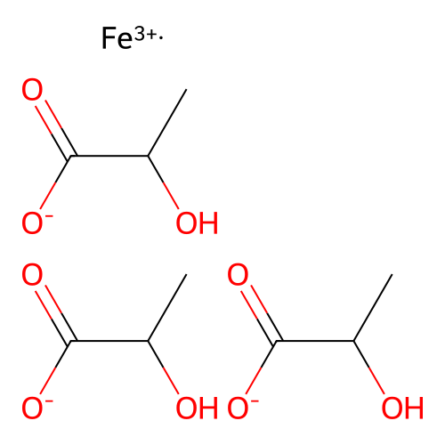 Iron lactate structure