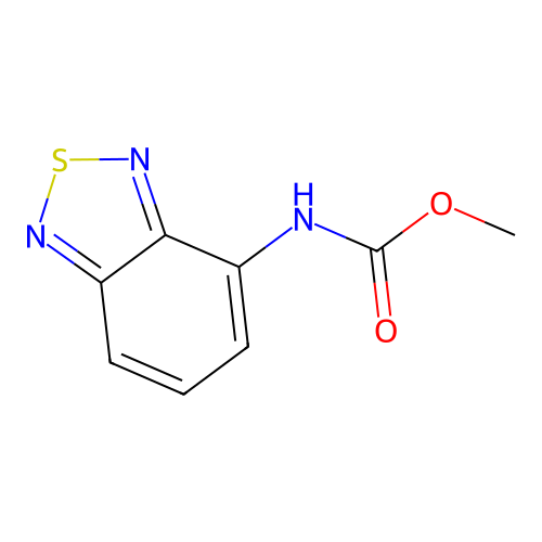 N-benzo[c]1,2,5-thiadiazol-4-ylmethoxycarboxamide structure