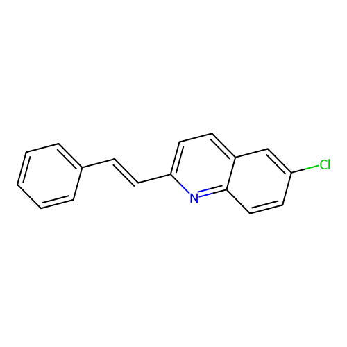 6-Chloro-2-styrylquinoline structure