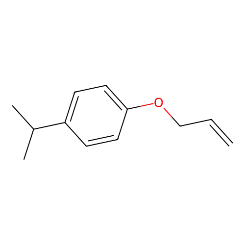 p-Isopropylphenyl allyl ether structure