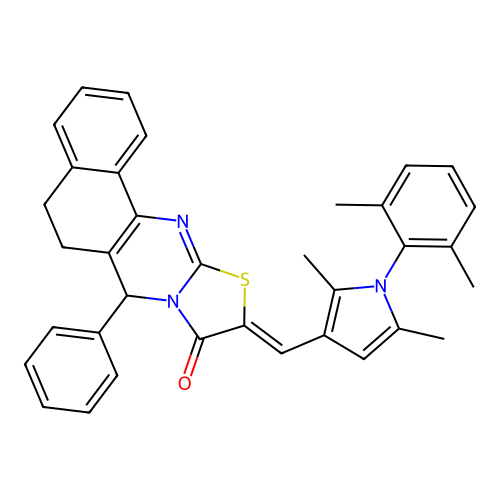 C35H31N3OS structure