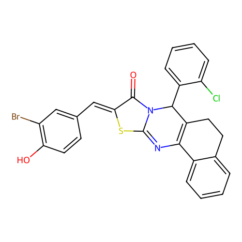 C27H18BrClN2O2S structure
