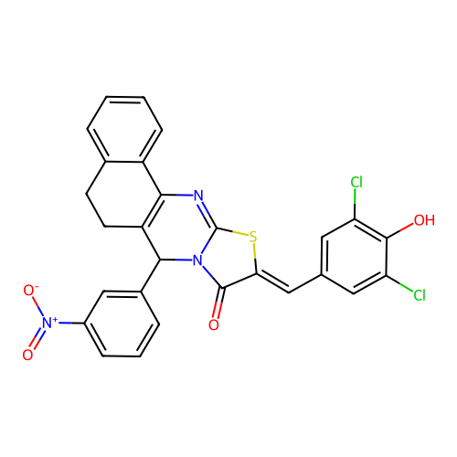 C27H17Cl2N3O4S structure