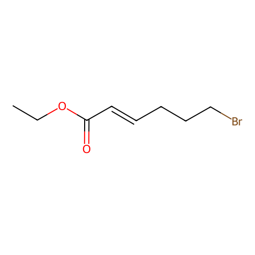 Ethyl (2E)-6-bromohex-2-enoate structure