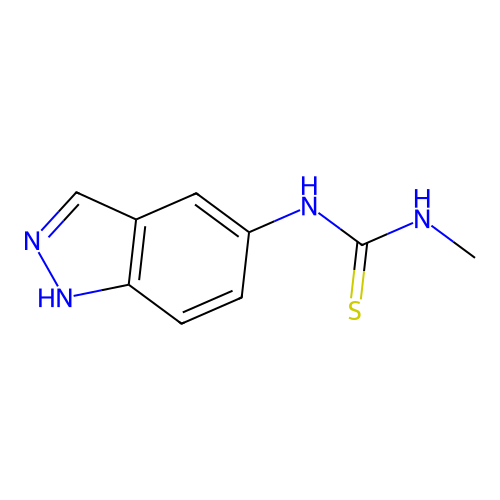 1-(1H-indazol-5-yl)-3-methylthiourea structure