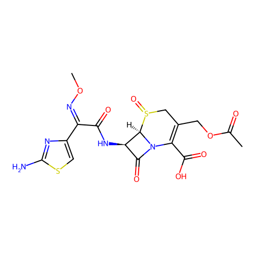Cefotaxime S-oxide structure