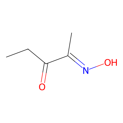 Pentane-2,3-dione 2-oxime structure