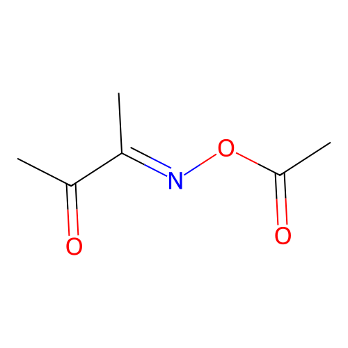 [(E)-3-oxobutan-2-ylideneamino] acetate structure