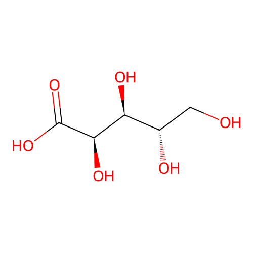 L-Arabonic acid structure