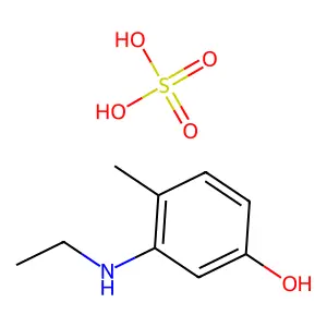 4-甲基-N-乙氨基苯酚硫酸盐 structure
