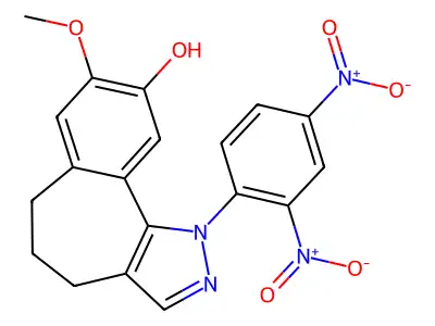 1-(2,4-dinitrophenyl)-8-methoxy-5,6-dihydro-4H-benzo[1,2]cyc structure