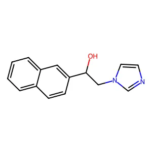 alpha-2-Naphthalenyl-1H-imidazole-1-ethanol structure