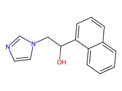 1H-Imidazole-1-ethanol, alpha-1-naphthalenyl- structure