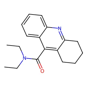N,N-Diethyl-1,2,3,4-tetrahydro-9-acridinecarboxamide structure