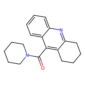 Ketone, piperidino(1,2,3,4-tetrahydro-9-acridinyl) structure