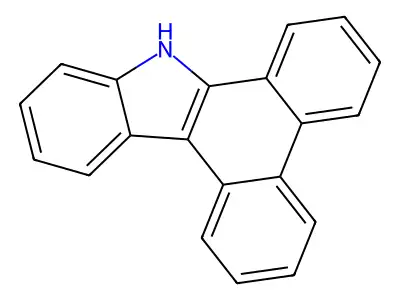 Dibenzo(a,C)carbazole structure