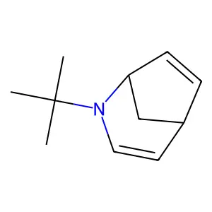 2-Azabicyclo(3.2.1)octa-3,6-diene, 2-(1,1-dimethylethyl)- structure